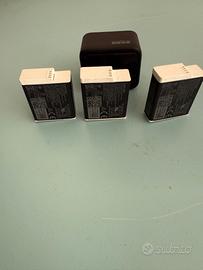 Gopro caricabatterie + 3 batterie endurance