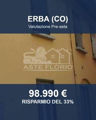 Immobile in asta di 90 m² con box auto a Erba