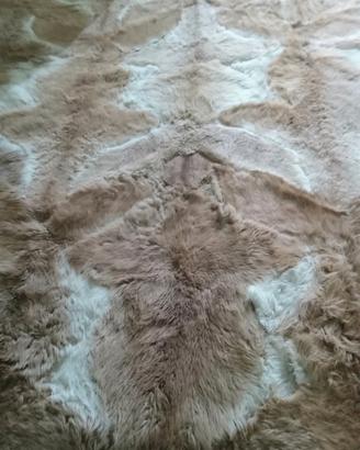 coperta matrimoniale di pelliccia
