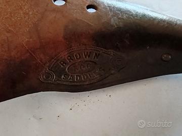Sella Brown per bici d'epoca