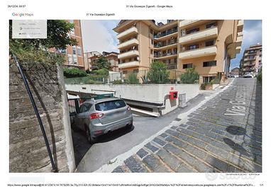 Via Zigarelli nei pressi della Chiesa del Rosario