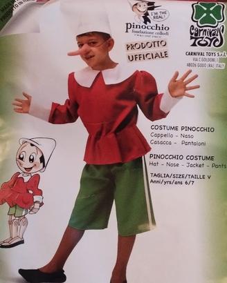 Vestito di carnevale bambino Pinocchio