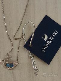 collana cigno Swarovski 