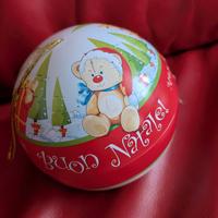 Scatola di latta a Palla di natale