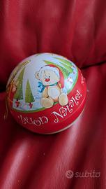 Scatola di latta a Palla di natale