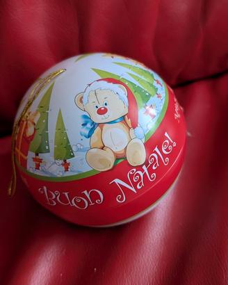 Scatola di latta a Palla di natale