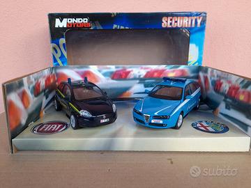 SET COPPIA MODELLI FIAT GdF + ALFA ROMEO POLIZIA