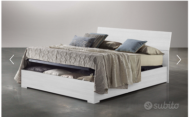 Letto contenitore-materassi singoli