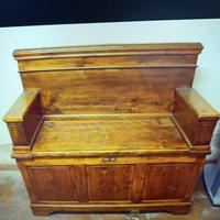 Mobile cassapanca primi del 900 con braccioli