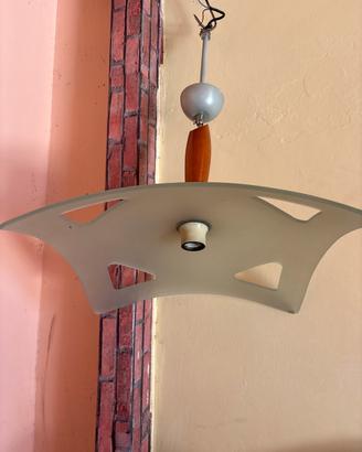 Lampada a sospensione vetro satinato