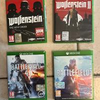 Wolfenstein 1 e 2, battlefield 4 e 5