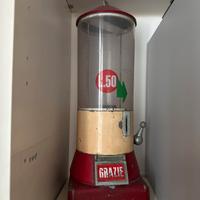 Distributore caramelle 50 lire monete vintage