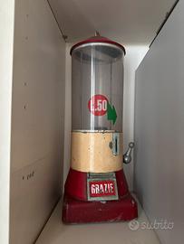 Distributore caramelle 50 lire monete vintage
