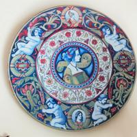 Piatto lustro s.c.u. paolo rubboli gubbio gualdo