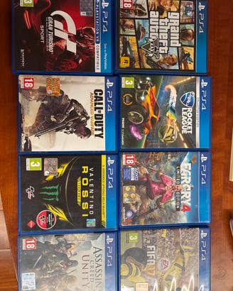 Giochi per ps4.