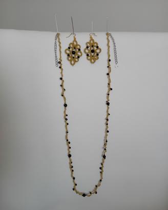 Parure pizzo chiacchierino 