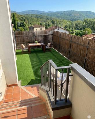 Bibbiena villa a schiera con giardino e garage
