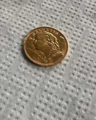 Moneta d oro svizzera 20 Franchi Vreneli 1935 – Or