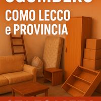 Sgombero tutto Como/Lecco e provincia
