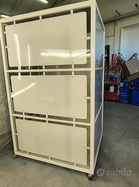 Montacarichi idraulico per abbattimento barriere a