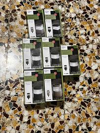 Set 7pz faretti solari ricaricabili