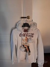Felpa Coca Cola con cappuccio
