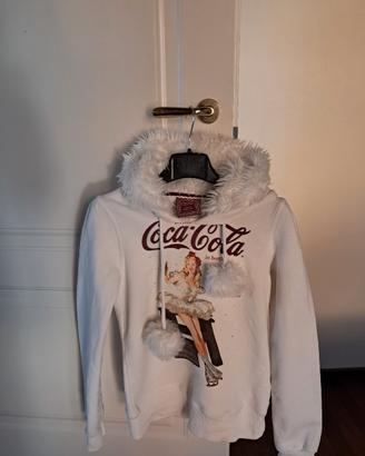Felpa Coca Cola con cappuccio