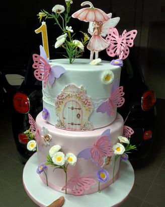 torta finta bambina