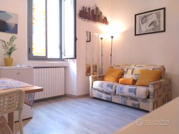 Monolocale open space, aria condizionata