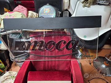 INSEGNA LUMINOSA CAFFE' MOCA ROMA VINTAGE INDUSTRI