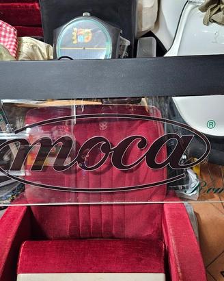 INSEGNA LUMINOSA CAFFE' MOCA ROMA VINTAGE INDUSTRI