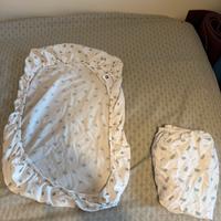 4 lenzuola chicco per next-to-me gemellare