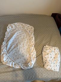 4 lenzuola chicco per next-to-me gemellare