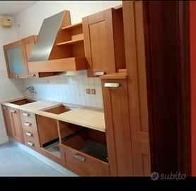 cucina completa forno piano cottura marmo e lavand