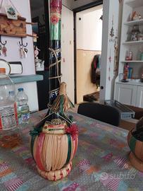 bottiglie forma attorcigliata vino h.85 cm