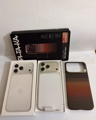 Iphone 17 Pro Max 256GB Silver+Cover Pitaka