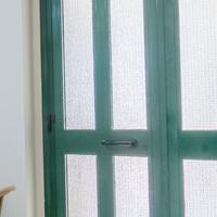 Portoncino ingresso alluminio e vetro