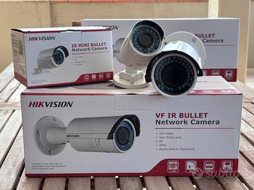 Kit 4 Telecamere IP HIKVISION NUOVE