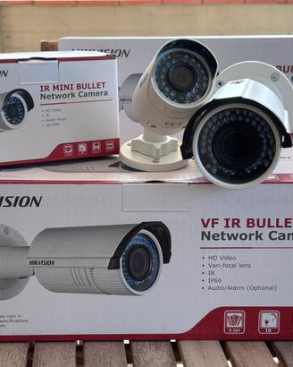 Kit 4 Telecamere IP HIKVISION NUOVE
