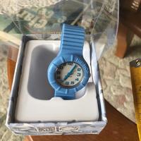 Orologio tutto azzurro HiP Hop originale