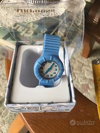 Orologio tutto azzurro HiP Hop originale