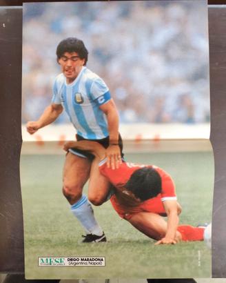 Panini WM 86 Sammelbild orig. D. Maradona und. R. Völler (Neu (gemäss