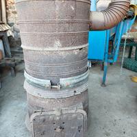 Stufa antica in ghisa primi ’900 completa 