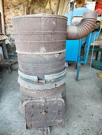 Stufa antica in ghisa primi ’900 completa 