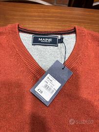 Maglione Maine New England taglia S scollo a V