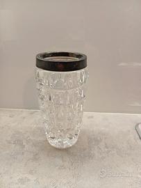 Shaker Cristallo e Argento Vintage Vaso