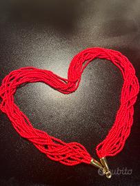 Collana in corallo vintage
