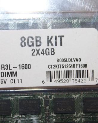 RAM ADATA DDR3 per Notebook – 4GB Kit (2x2GB) –