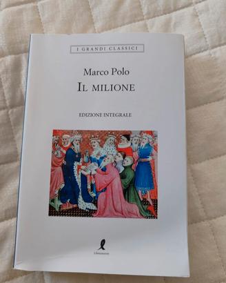Libro grandi classici Il milione Marco Polo