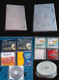 dvd / cd nuovi da masterizzare e custodie